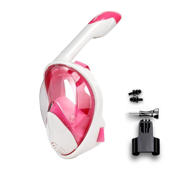 Full Face Scuba Diving Mask Anti Fog Goggles med kameramodell Underwater Wide View Snorkel Simning Mask för vuxen Ungdom Kina Kina Kina