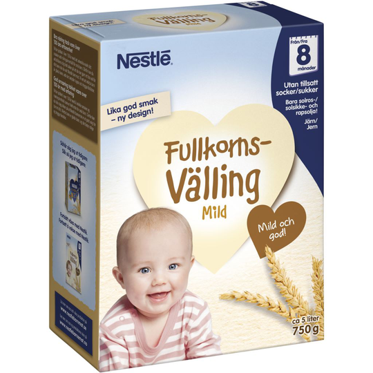 Nestlé Fullkornsvälling Mild 8 månader 750 g