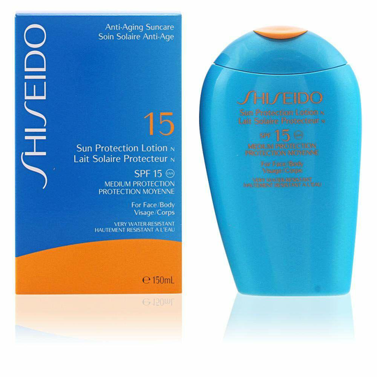 Solmjölk Anti-Aging Shiseido SPF 15 (150 ml)
