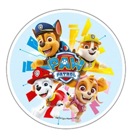 Paw Patrol 4 Ätbar Tårtbild 21cm