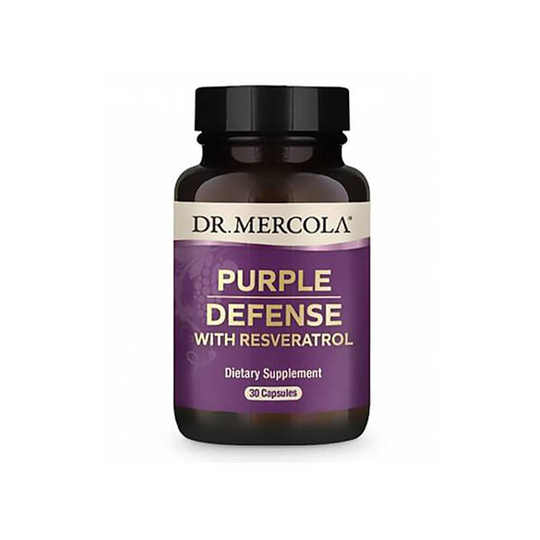Dr Mercola Purple Defense Resveratrol, 30 kapslar