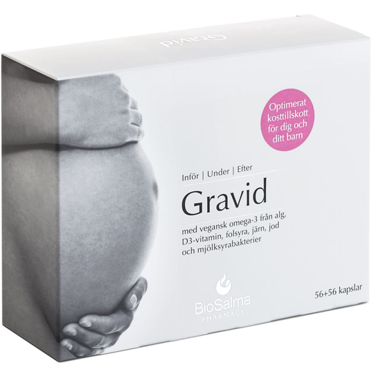 BioSalma Pharmacy Gravid 56+56 kapslar
