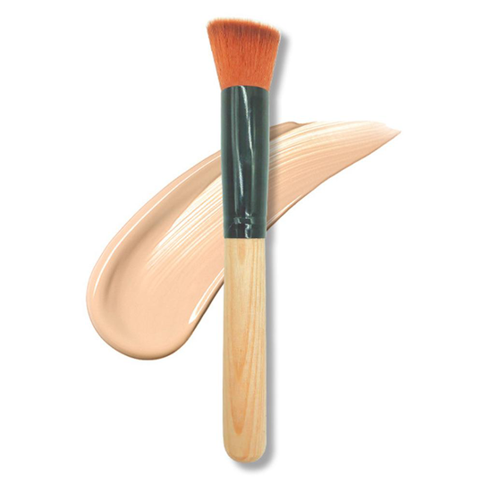 Effektfull Mjuk Flatvinkel Smink Borste Foundation, Puder, Concealer