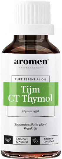 eterisk olja timjan CT Thymol bio 10 ml transparent