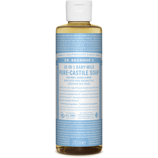 Dr.Bronner's Liquid Soaps Neutral- Mild 236 ml