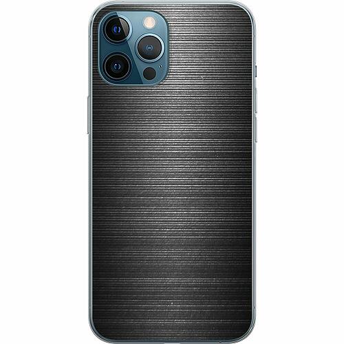 iPhone 12 Pro Max Mjukt skal - Brushed Metal