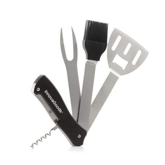 Multiverktyg Grill 5-i-1 Barbecue tool spatel, borste