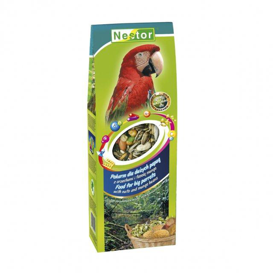 NESTOR 700ml FOOD LARGE PARROT NUTS black gram 350g
