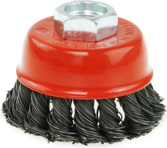 Dedra Wire butt brush steel 100mm M14 twisted wire (F37-100)