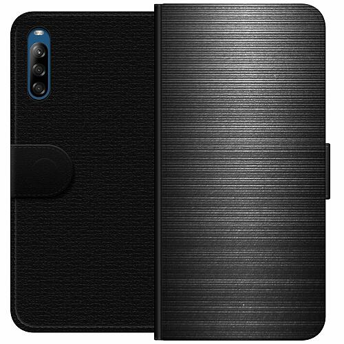 Sony Xperia L4 Plånboksfodral Brushed Metal