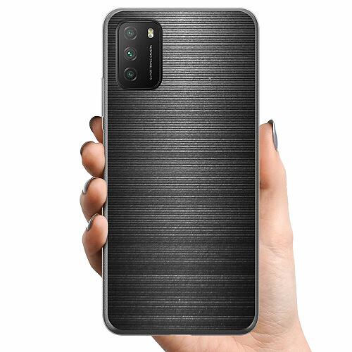 Xiaomi Poco M3 TPU Mobilskal Brushed Metal