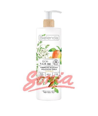 Bielenda Eco Nature Creamy Milk moisturizing body wash - Kakadu Plum & Mango & Jasmine 400ml