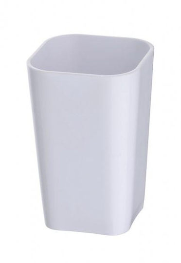 tandborsthållare Candy 11 x 7,5 cm polyuretan vit
