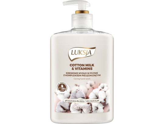 Luksja Luksja Liquid soap Creamy Cotton Milk & Vitamins 500ml