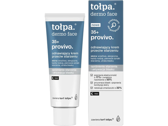 Tolpa provivo 35+. renewing anti-aging cream, NIGHT 40 ml
