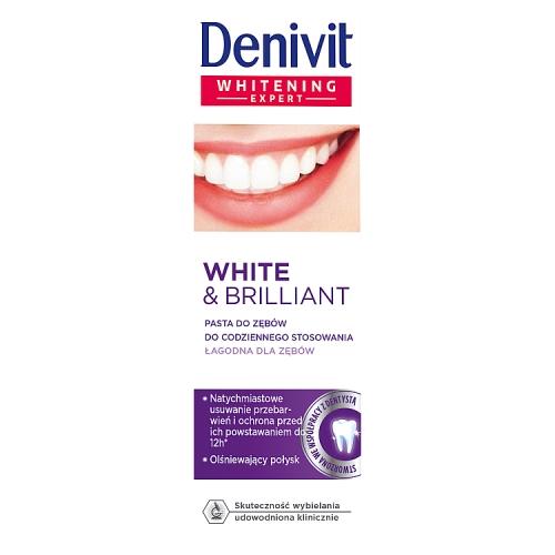 DENIVIT_White & Brilliant Toothpaste pasta do zębĂłw do codziennego stosowania 50ml
