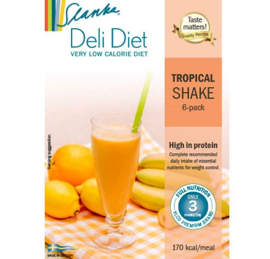 Slanka Tropisk Shake 6-pack. Viktnedgång Banta