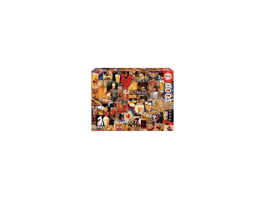 Educa Puzzle 1 000 pieces Collage of beer
