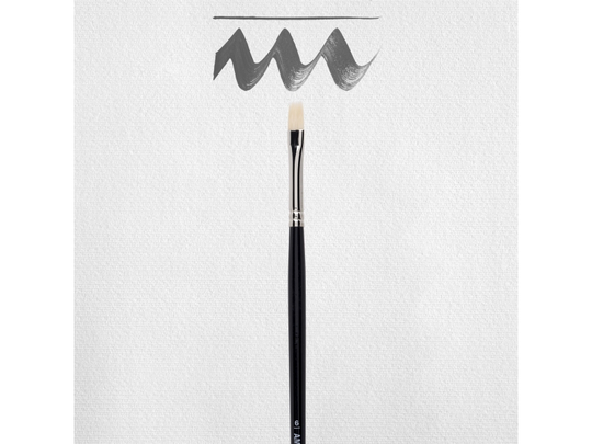 Amsterdam Brush Series 600 #6 - 6 mm - Synthetic Flat
