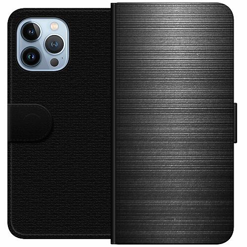 iPhone 13 Pro Max Plånboksfodral Brushed Metal