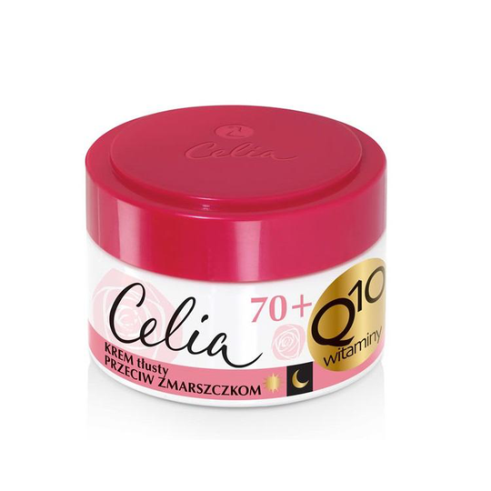 Celia Q10 Vitaminer 70+ fed creme anti-rynke dag og nat 50ml