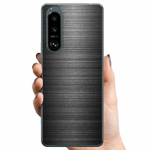 Sony Xperia 5 III TPU Mobilskal Brushed Metal