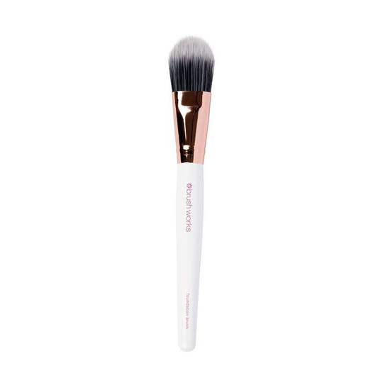 Brushworks Foundation Brush- Pink & Gold