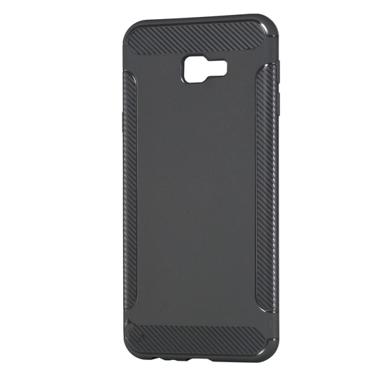 Carbon Brushed Mobilskal till Samsung Galaxy J4 Plus - Grå
