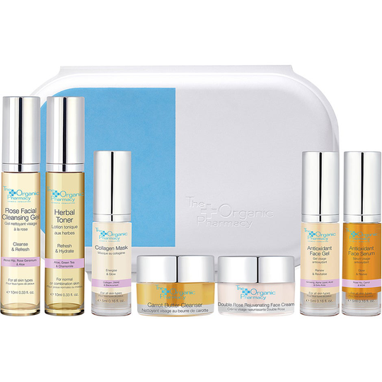 Essential Skincare Kit, The Organic Pharmacy Ansikte