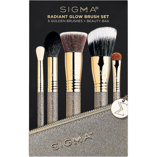 Radiant Glow Brush Set, Sigma Beauty Borstar & Penslar