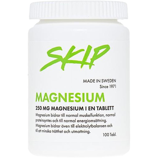 Skip Magnesium 250 mg 100 tabletter