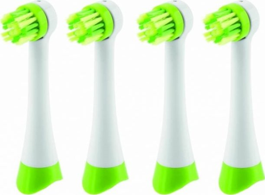 Tip Eta ETA ETA129490700 ZUBNICKA Toothbrush replacement, 4 brush heads, White/Green
