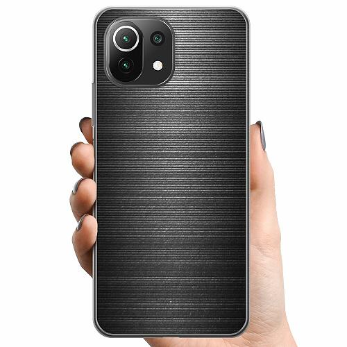 Xiaomi Mi 11 Lite TPU Mobilskal Brushed Metal