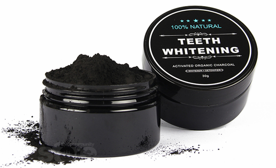 Charcoal Teeth Whitening - Tandblekning x4