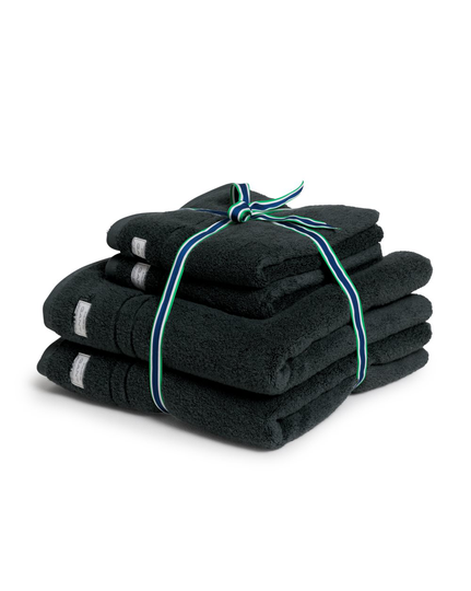 GANT Organic Premium Handduk 4p - Antracite 50x70/70x140