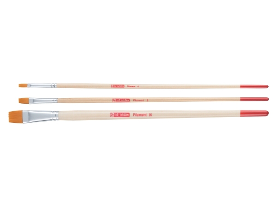Talens Art Creation Oil & acrylic brush set polyester | 3 flat brushes