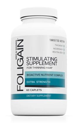 Foligain Stimulating Supplement For Thinning Hair 60 Caplets