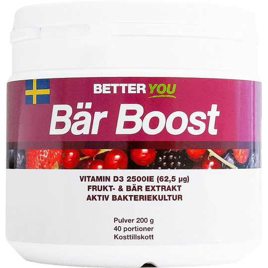 Bär Boost Pulver, 200 g Better You Kosttillskott