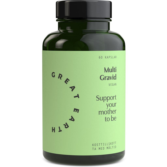Great Earth Multi Gravid 60 kapslar