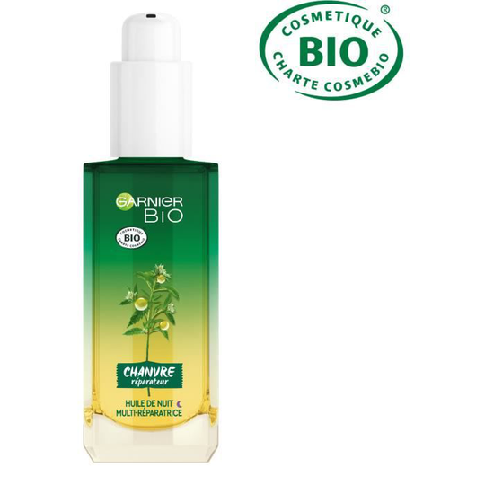 GARNIER Multi-repair nattolja Ekologisk hampfröolja + vitamin E