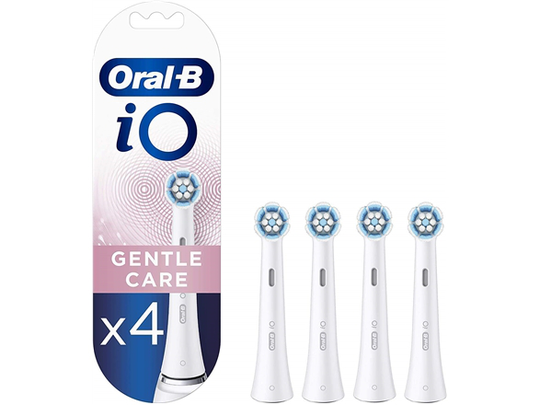 Oral-B Toothbrush Replacement Heads iO Gentle Clean Heads, For adults, Number of brush heads included 4, White