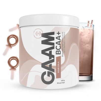GAAM BCAA + Caffeine 400 g Sour Cola