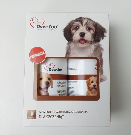 Overzoo Set för valpar Shampoo + Conditioner 490 ml