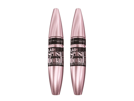 Lash Sensational Mascara Full Fan Effect 2-pk, Maybelline Mascara