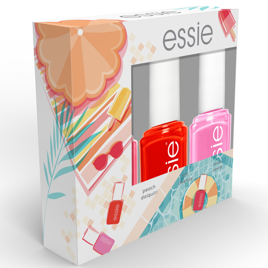 Essie Summer Mini Trio Giftset Peach Daiquiri Fifth Avenue and Lovie D