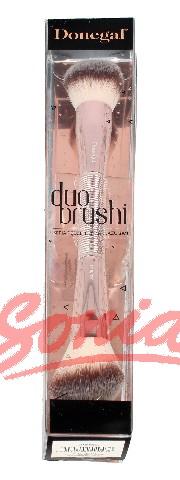DONEGAL DUO BRUSHI brush for applying powder, blusher and bronzer 2in1 (4204) 1 piece