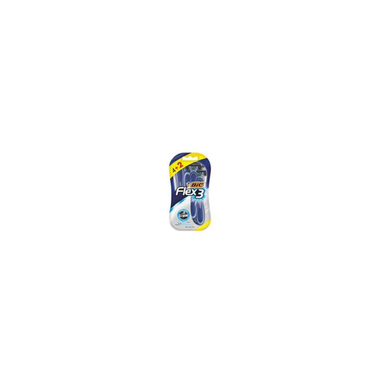 Manuell rakhyvel Bic Flex3 (6 uds)