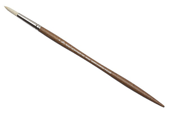 ARTISTS' OIL SYNTHETIC HOG BRUSH ROUND SIZE 6