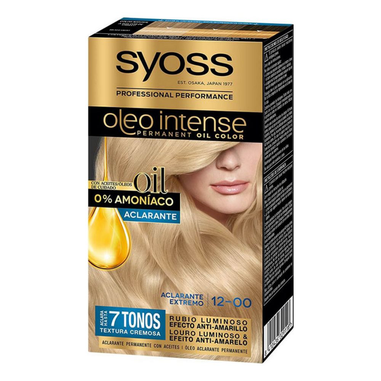 Färg utan ammoniak Pack Syoss Olio Intense Nº 12 (5 pcs)