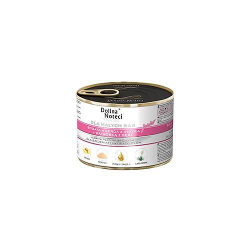 Dolina Noteci JUNIOR SMALL BREED RICH IN HEART AND TURKEY With Liver goose 185g
